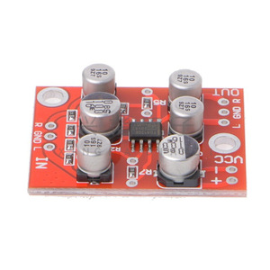 บอร์ดขยายสัญญาณเสียงแบบยึดพื้นผิว5V-15V สำหรับโครงการเสียง AD828โมดูลตัวจ่ายไฟแบบเดี่ยว - Product Image 1