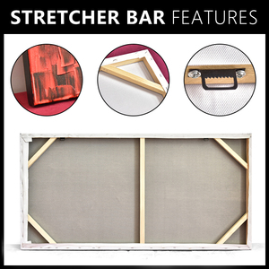 Handmade Trừu Tượng Gốc Acrylic vàng màu xanh hoa sơn trên vải với các tính năng thân thiện với môi - Product Image 6