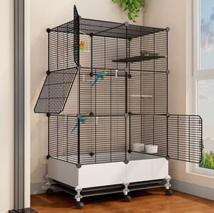 Gabbia per Uccelli Grande Bianca a Basso Prezzo Pami per Pappagalli, Canarini e Fringuelli - Trasportino Lusso Ecologico in Filo di Ferro per Animali Domestici - Product Image 2