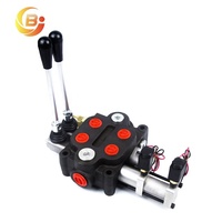 Válvula de Control Direccional Monobloque Neumática Eléctrica de 2 Bobinas Junbao ZT-L20 25 GPM Personalizada para Tractor OEM Venta al por Mayor
