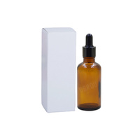 Kosmetik-Set Glasverpackung: Tropfflasche, Lotionspumpflasche, Sprühflasche & Cremedose, Oberfläche mit Goldprägung