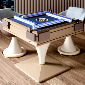 Máquina de Mahjong Automática de Madera Sólida de Lujo Moderno con 4 Compartimentos de Almacenamiento de Cuero para Uso en el Hogar y Hotel SHMT11 Diseño de Lujo Moderno E - Product Image 5
