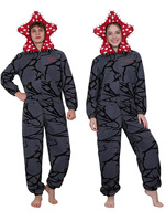 Costume de cosplay XJ Halloween TV & Cinéma pour adulte unisexe, pyjama une pièce Dada à motif Fleur Cannibale Visage Éclatant, en polyester