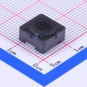 SWRH1004B-331MT ตัวเหนี่ยวนำไฟฟ้าแบบ SMD, 10.5x10.5 มม. ( ค่าความเหนี่ยวนำ: 330uH ) ( ความแม่นยำ: 20% กระแสไฟฟ้าที่กำหนด: 430mA ) - Product Image 1