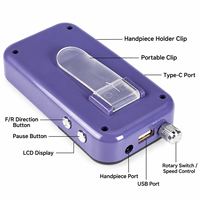 Machine à ongles rechargeable 45 vitesses, lime à ongles électrique portable puissante, outil de manucure et pédicure professionnel longue durée pour salon