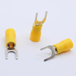 ขั้วต่อสายไฟแบบงอ SV1-4 SV Furcate Fork Spade ขนาด 22~16AWG สำหรับเชื่อมต่อสายเคเบิล - Product Image 3