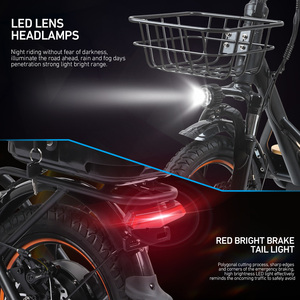 Venta al por Mayor en Reino Unido y Estados Unidos, Scooter Eléctrico FREEBOY H14, Directamente de Fábrica, Llantas de 14 Pulgadas, Scooter Eléctrico con Capacidad de Carga de 150 kg, con Asiento, para Adultos, H14 Kukiri - Product Image 3