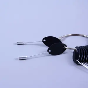 1 ensemble/30 pièces d'anneaux de nuancier de couleur de cheveux en métal, or et argent, outils pour <span class=keywords><strong>coiffeurs</strong></span> et barbiers, pour usage en salon - Product Image 5