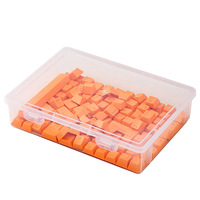 Boîte de rangement transparente anti-poussière pour interrupteurs de clavier mécanique et touches de clavier, organisateur direct usine pour bureau et gaming