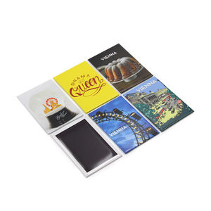 Promotion créative Souvenirs touristiques <span class=keywords><strong>ville</strong></span> fer blanc avec aimant de réfrigérateur Souvenir en métal de conception personnalisée - Product Image 4