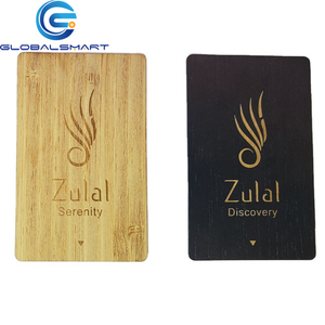 บัตรไม้ RFID แบบสลักและพิมพ์ บัตร NFC ไม้ไผ่ สำหรับโรงแรมและร้านค้าสมาชิก - Product Image 3