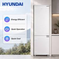 HYUNDAI 274L Geïntegreerde Koelkast Smart Home Apparaat 194L Koelkast 80L Vriezer A++ Energieklasse Ingebouwde Keukenoplossing