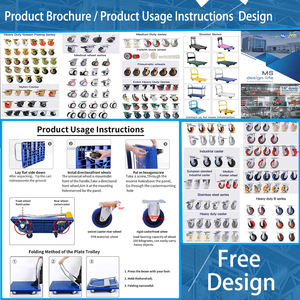 Pp Multifunctionele Werk Gevouwen Logistieke Oogst Draagbare Goederen Handkar <span class=keywords><strong>Trolley</strong></span> Voor Werkplaats Met Plastic Bakjes - Product Image 3