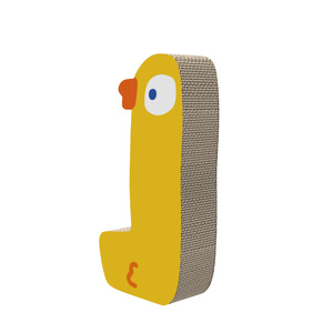 Maßgefertigter Umweltfreundlicher Moderner Kükenförmiger Recycelbarer Wellpappe-Kratzbaum für Katzen Langlebiger Karton-Katzenbaum - Product Image 3