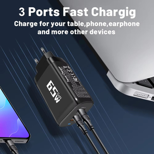 85W GaN USB Type C <span class=keywords><strong>Chargeur</strong></span> QC3.0 Charge Rapide PPS PD 65W <span class=keywords><strong>30W</strong></span> Charge Rapide pour <span class=keywords><strong>iPhone</strong></span> 15 <span class=keywords><strong>14</strong></span> <span class=keywords><strong>Pro</strong></span> MacBook Ordinateur Portable Ipad Samsung - Product Image 3