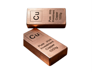 Lingote <span class=keywords><strong>de</strong></span> Cobre Sólido <span class=keywords><strong>de</strong></span> Inversión Personalizable <span class=keywords><strong>de</strong></span> Primera Calidad, 1 kg, 99.9% Puro - Product Image 2