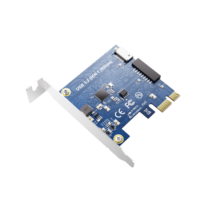 Nouvelle arrivée carte d'extension PCIE 1X vers USB3.2 Gen 1(5Gbps) PCI-E 20PIN + interface Type-e prix d'usine d'origine