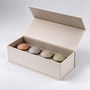 Boîte à thé de luxe personnalisée avec logo et fermeture magnétique - Emballage cadeau en carton rigide écologique OEM en gros avec support intérieur - Product Image 1