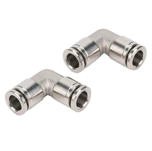 Raccord coudé XHnotion 90 degrés 1/2 pouce en acier inoxydable forgé à connexion rapide pour tuyau PEX - Product Image 3