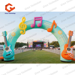 Arche gonflable d'entrée de scène, arche gonflable extérieure personnalisée pour festival de musique - Product Image 3