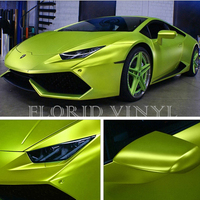 Vinyl Wrap Mobil Chrome Harga Murah 1.52*18M/5*59FT Film Kendaraan Otomatis Vinyl Chrome Matte