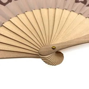 Party Favor Wedding Wood Hand Fans Wedding Souvenir Wholesale Cheap Wooden Personalized Wood Hand Held Fan With Flowers