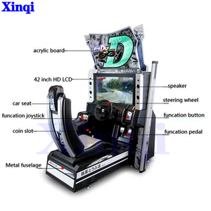 Machine de jeu vidéo de simulation de conduite automobile de haute qualité Initial <span class=keywords><strong>D</strong></span> <span class=keywords><strong>Arcade</strong></span> Racing à pièces avec écran LCD de 32 pouces - Product Image 6