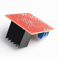 Module de carte de commande de moteur pas à pas DC double pont en H de haute qualité, accessoires pour robot intelligent L298N