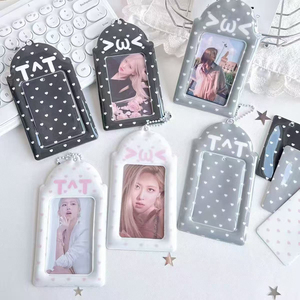 QYS Wholesale Custom PVC Photocard Holder Cartoon Photo Card <b>Keychain</b> <b>Personalized</b> Card Holder for Kpop Collectibles - Product Image 3