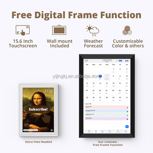 <span class=keywords><strong>Calendrier</strong></span> numérique intelligent à écran tactile WIFI 3-en-1 OEM <span class=keywords><strong>de</strong></span> 10.1 pouces avec album photo <span class=keywords><strong>de</strong></span> famille et lecture vidéo - Product Image 2