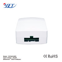 YET845WFR-V5.0  Contrôleur de volet roulant tubulaire avec interrupteur WIFI à 3 relais, ouvre-porte automatique, contrôleur universel de volet roulant