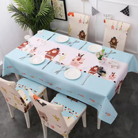 Nappe carrée moderne en polyester imperméable et anti-taches, résistante aux déversements, lavable, pour la maison, l'hôtel et les banquets