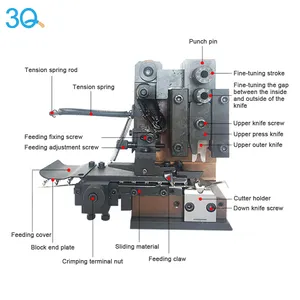 3Q High Precision End Feeding Loose Terminal Crimping Mould Applicator