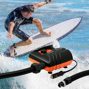Mini <span class=keywords><strong>pompe</strong></span> <span class=keywords><strong>électrique</strong></span> haute pression en plastique 16 PSI <span class=keywords><strong>pour</strong></span> planche de surf, bateau, tente de camping, <span class=keywords><strong>matelas</strong></span>, piscine de sable - Product Image 1