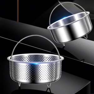 Cuiseur à riz mini en acier inoxydable 304 écologique avec poignée et support pour usage domestique - Product Image 1