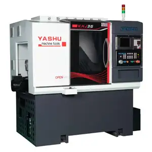 เครื่องกลึงอัตโนมัติความเร็วสูง Combo เตียงเอียงเครื่องกลึง CNC ขนาดเล็ก 380V เครื่องมือกลึงโลหะขนาดเล็ก