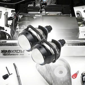 Phare de projecteur LED 50W 8000LM avec ventilateur à roulement à billes, ensemble de phare de remplacement pour Mondeo A3, <span class=keywords><strong>accessoires</strong></span> de voiture 2,5 pouces - Product Image 2