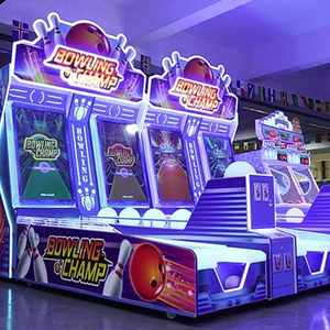 Tension à jetons d'intérieur <span class=keywords><strong>de</strong></span> la machine 220v <span class=keywords><strong>de</strong></span> jeu d'écran vidéo d'arcade <span class=keywords><strong>de</strong></span> bowling <span class=keywords><strong>de</strong></span> 2 joueurs - Product Image 6
