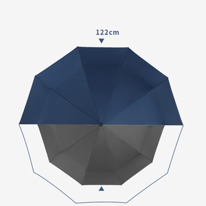 Dd3847 tự động ô Windproof ô tùy chỉnh Hộp Quà Tặng Trọng lượng nhẹ mạnh mẽ UV bảo vệ mưa ô với gỗ xử lý - Product Image 5