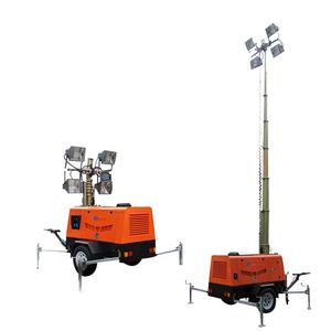 Torre de Iluminación de Emergencia del Fabricante Líder SWT con Generador Diésel 4HVL, Haluro Metálico/Led y Altura Extensible de 9 Metros - Product Image 1