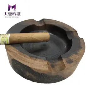 Direct Selling Discount Factory Direct Sale large cigar ashtray carved wooden ashtrays