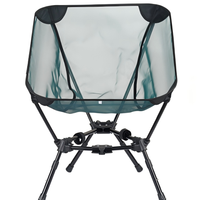 Chaise de plage pliable portable moderne et légère Hangrui Premium, pieds Saber en alliage d'aluminium, maille haute densité, mobilier d'extérieur