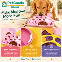 Gamelle interactive en forme de nuage pour chien, distributeur de friandises à alimentation lente avec compartiments coulissants, stimulation mentale, vente en gros OEM