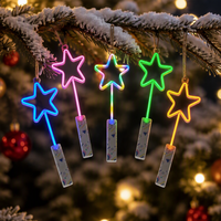 Bâton lumineux LED créatif en forme de cœur 45CM, baguette lumineuse colorée clignotante pour concert, fête, jouet de cheering, vente en gros