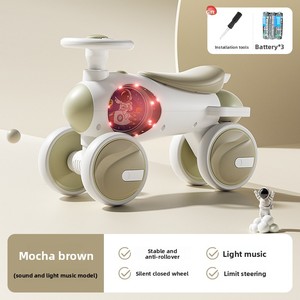 Andador de Aprendizaje Universal de Plástico con Cuatro Ruedas <span class=keywords><strong>MAIKA</strong></span> BEAR para Bebés de 1 a 3 Años, Juguete de Empuje con Capacidad de Carga de 15 kg - Product Image 3