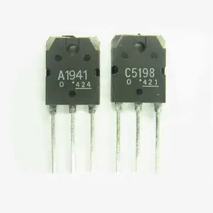 Amplificador de áudio transistor, tubo de áudio transistor a1941 c5198/a1941 2sa1941 2sc5198 To-3Pl