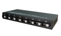 Convertidor de Medios de Fibra Óptica Gigabit Ethernet de Venta Caliente de Fábrica, Switch de 20KM con 8 SC + 2 RJ45 para Red