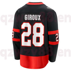 2025 NewTop Personnalisé Hommes Ottawa 7 Brady Tkachuk 28 Claude Giroux 12 DeBrincat 72 Chabot 18 Stutzle 100% Polyester Broderie Glace - Product Image 3