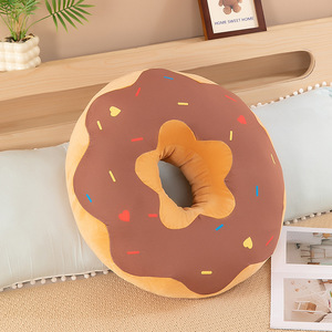 Cute Hot Selling Product Plush Toy Doughnut PP Cotton Stress Relief Home Decoration Customizable Festival Gifts for Kids Holiday - Product Image 3