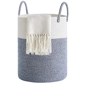 Venta al por mayor promocional armario de <span class=keywords><strong>baño</strong></span> lavandería <span class=keywords><strong>cesta</strong></span> de cuerda de algodón <span class=keywords><strong>con</strong></span> tapa - Product Image 1